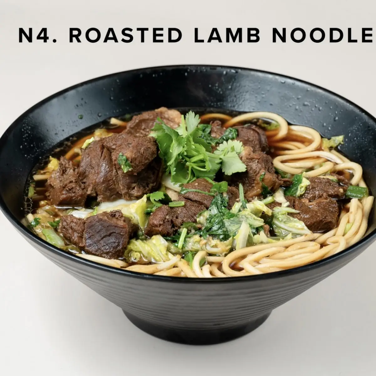 Roasted Lamb Noodle Soup