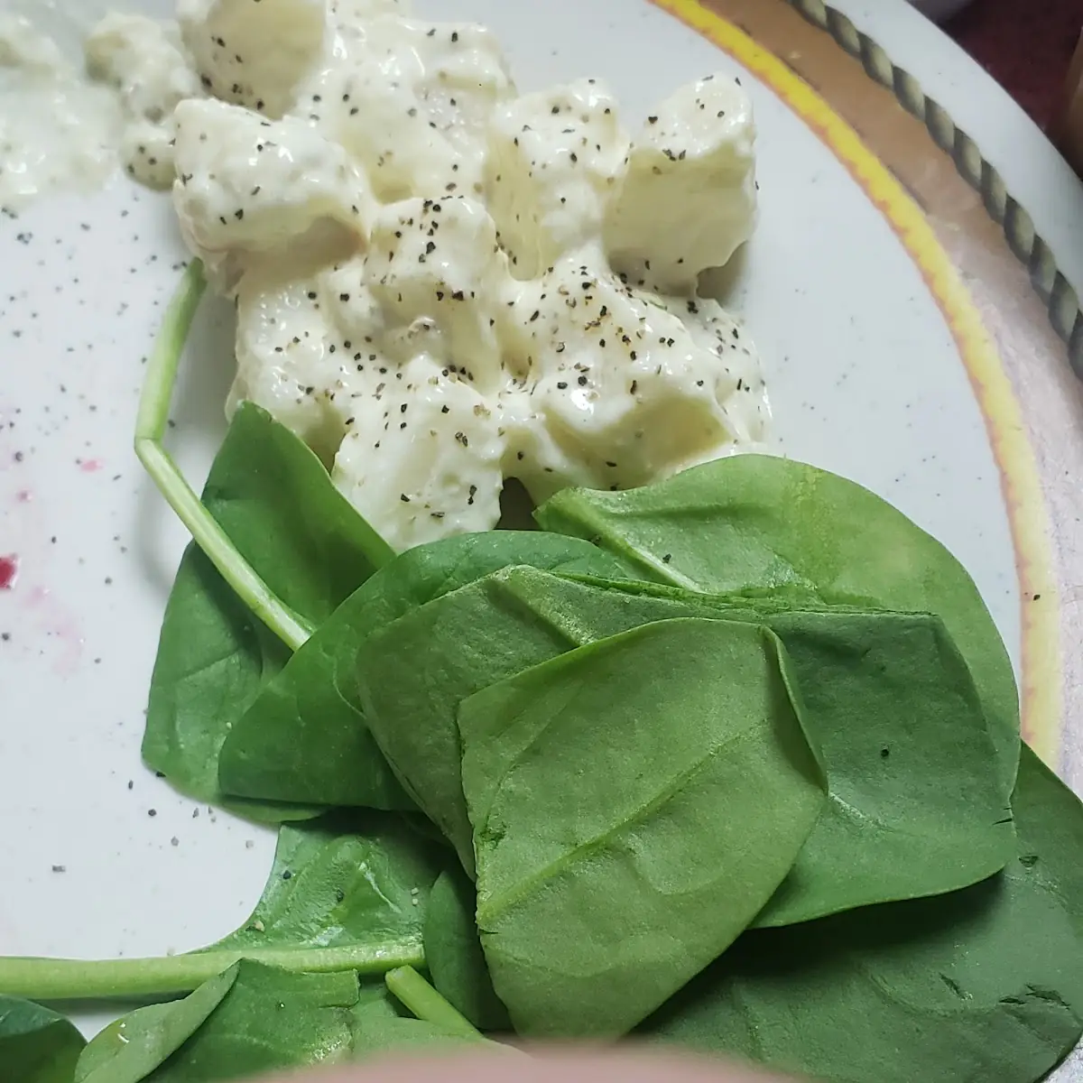 Spinach and Potato Salad