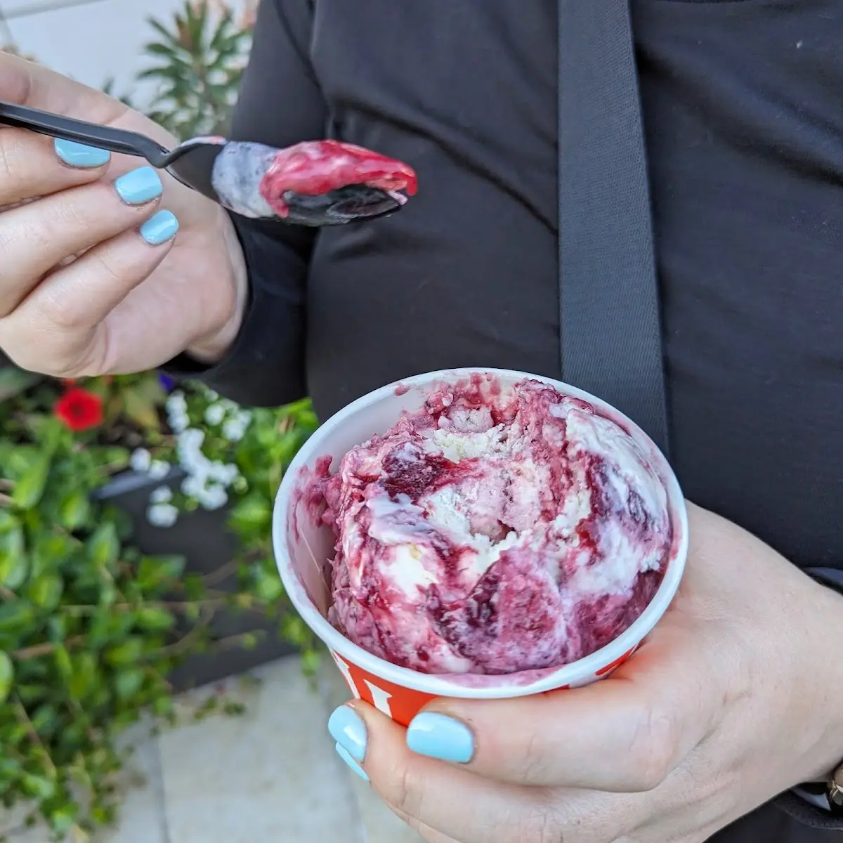 Strawberry Coconut Water Sherbet V