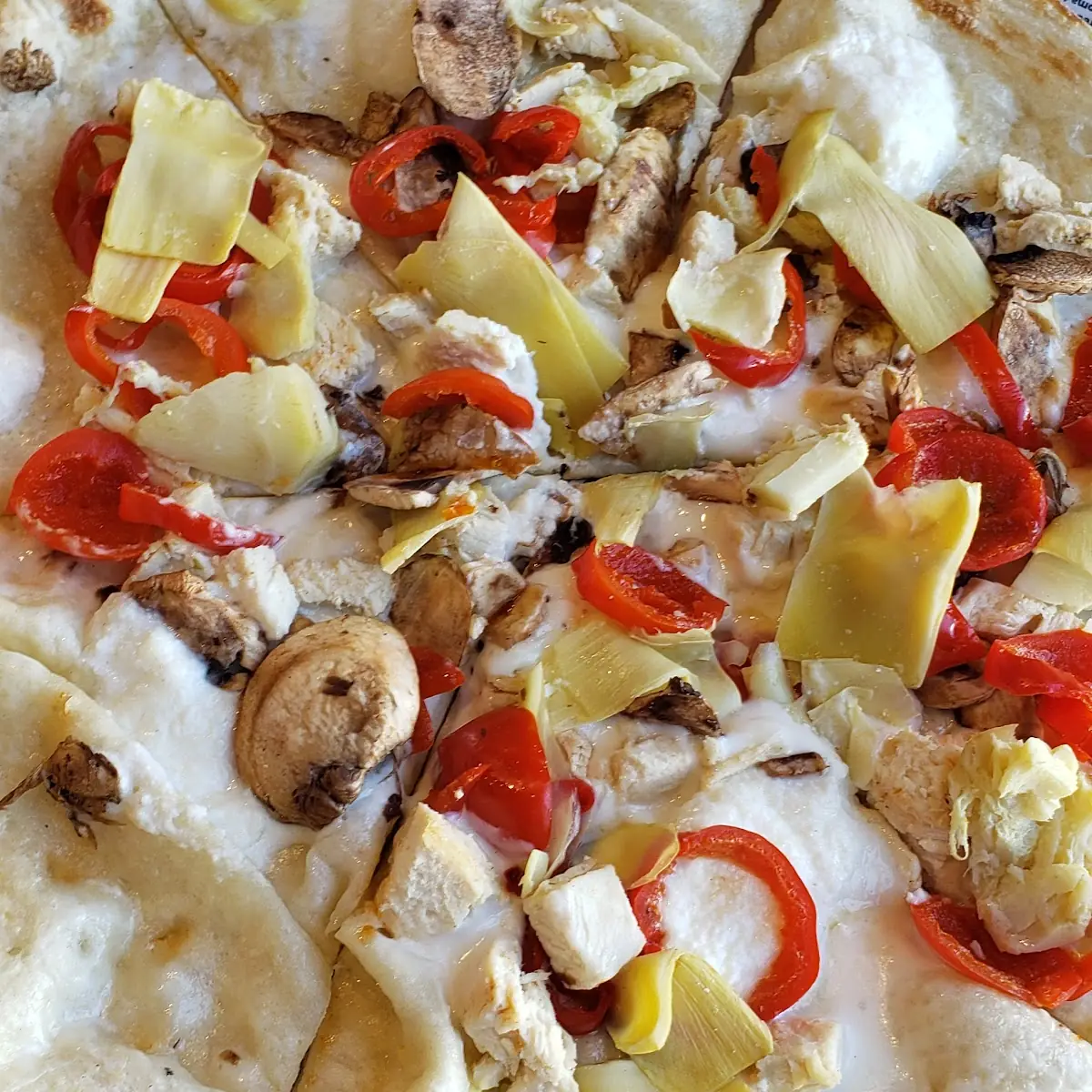 Chicken and Artichoke Pizza