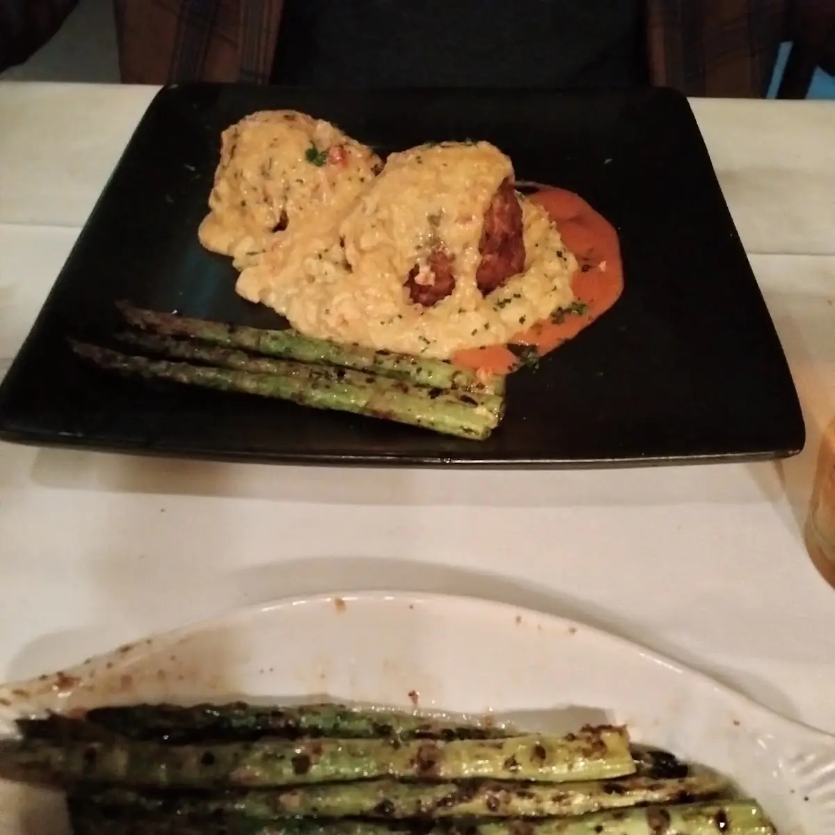 Crab Cakes and Asparagus