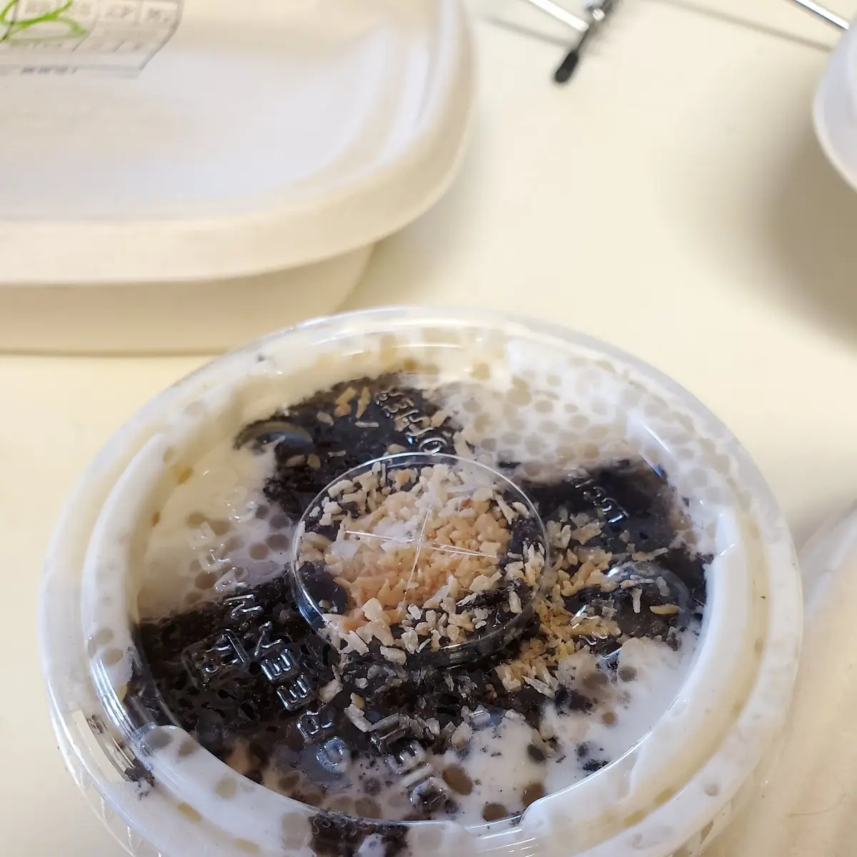 Ying Yang Sesame Cake Parfait
