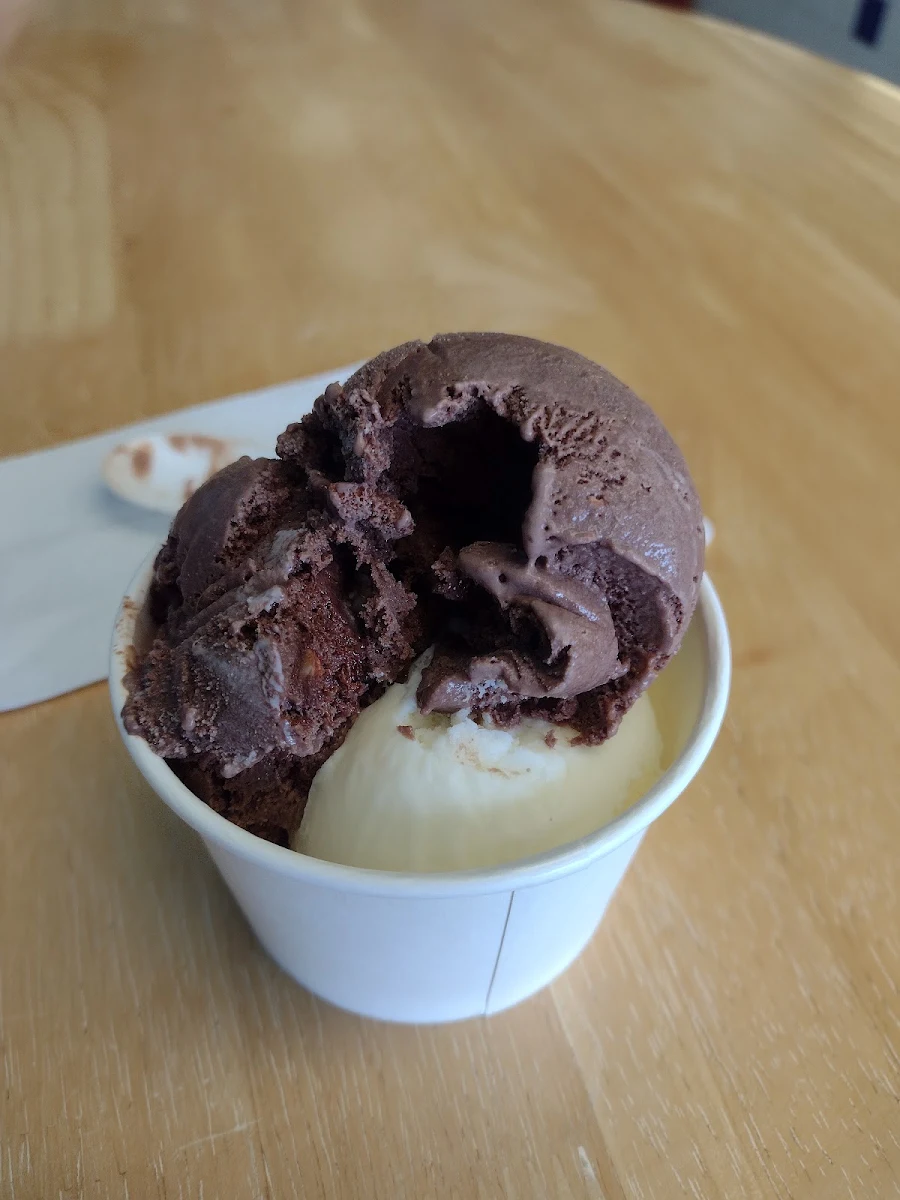 Chocolate Ice Cream and Haupia