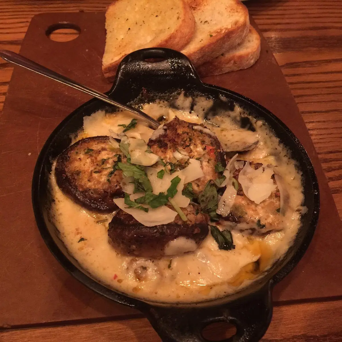 Stuffed Goat Cheese Mushrooms