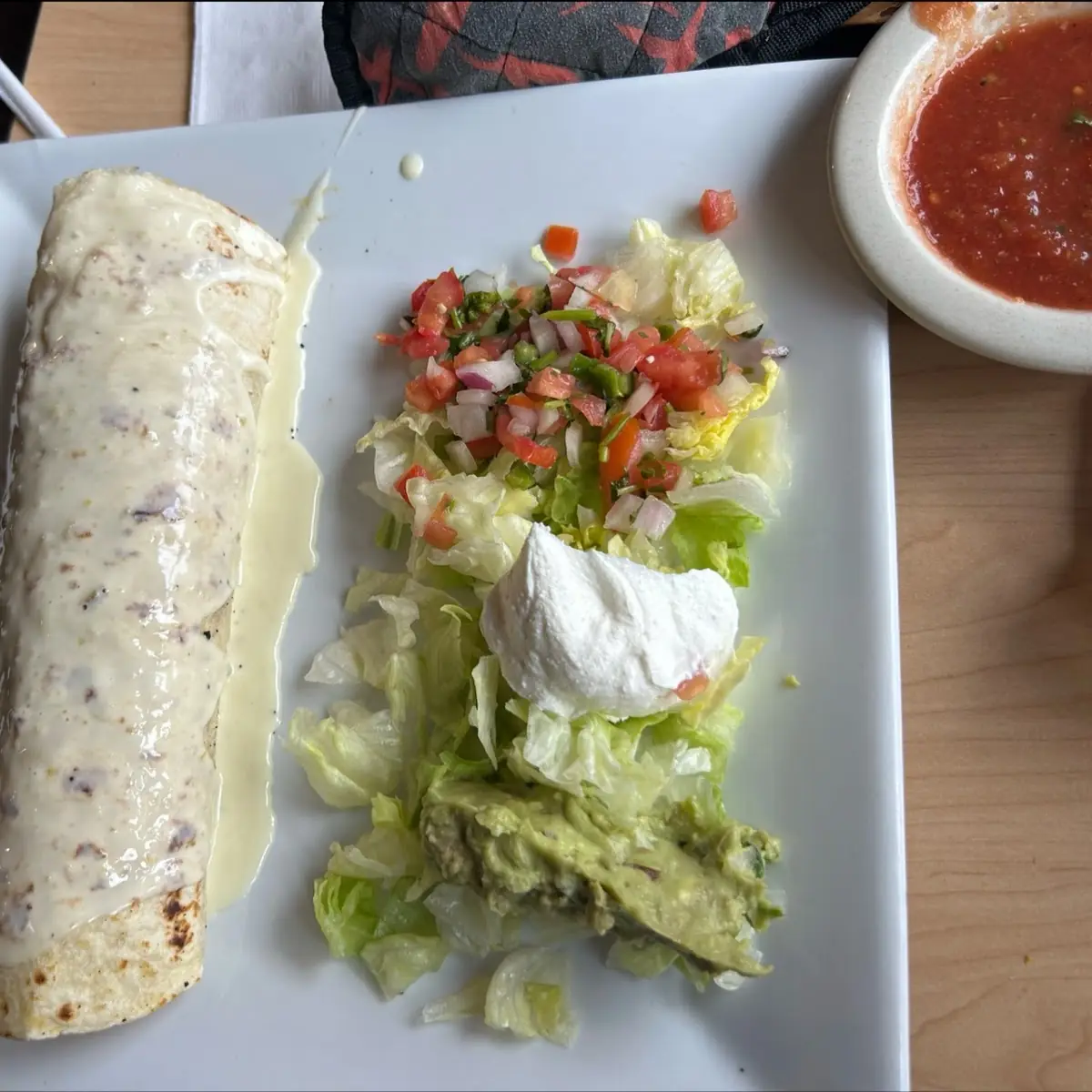 Lunch Chicken Burrito