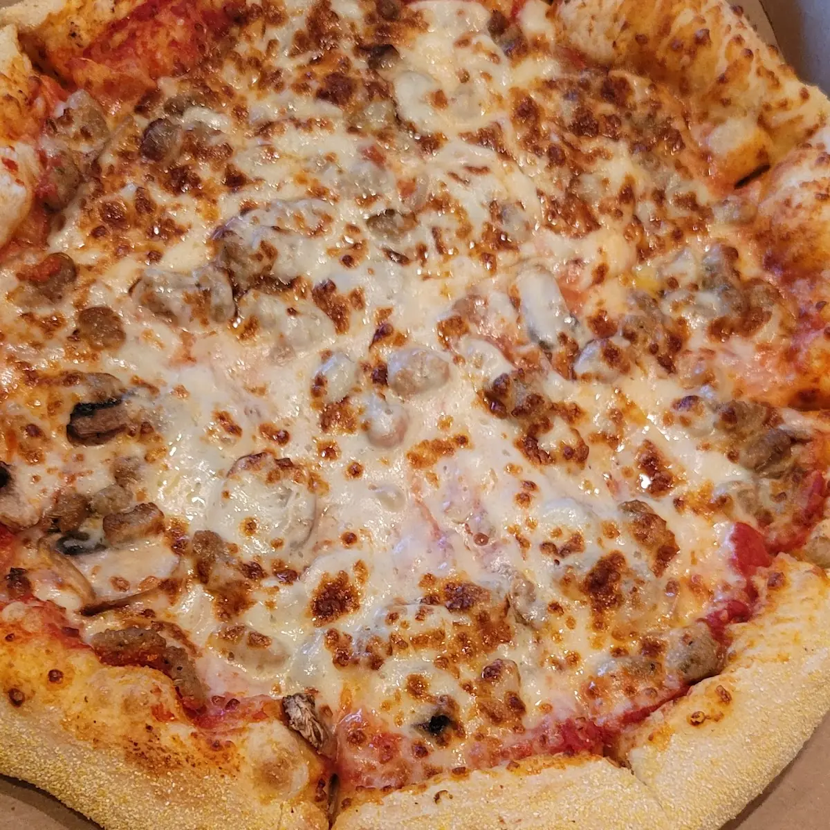 Sausage Mushroom Pizza