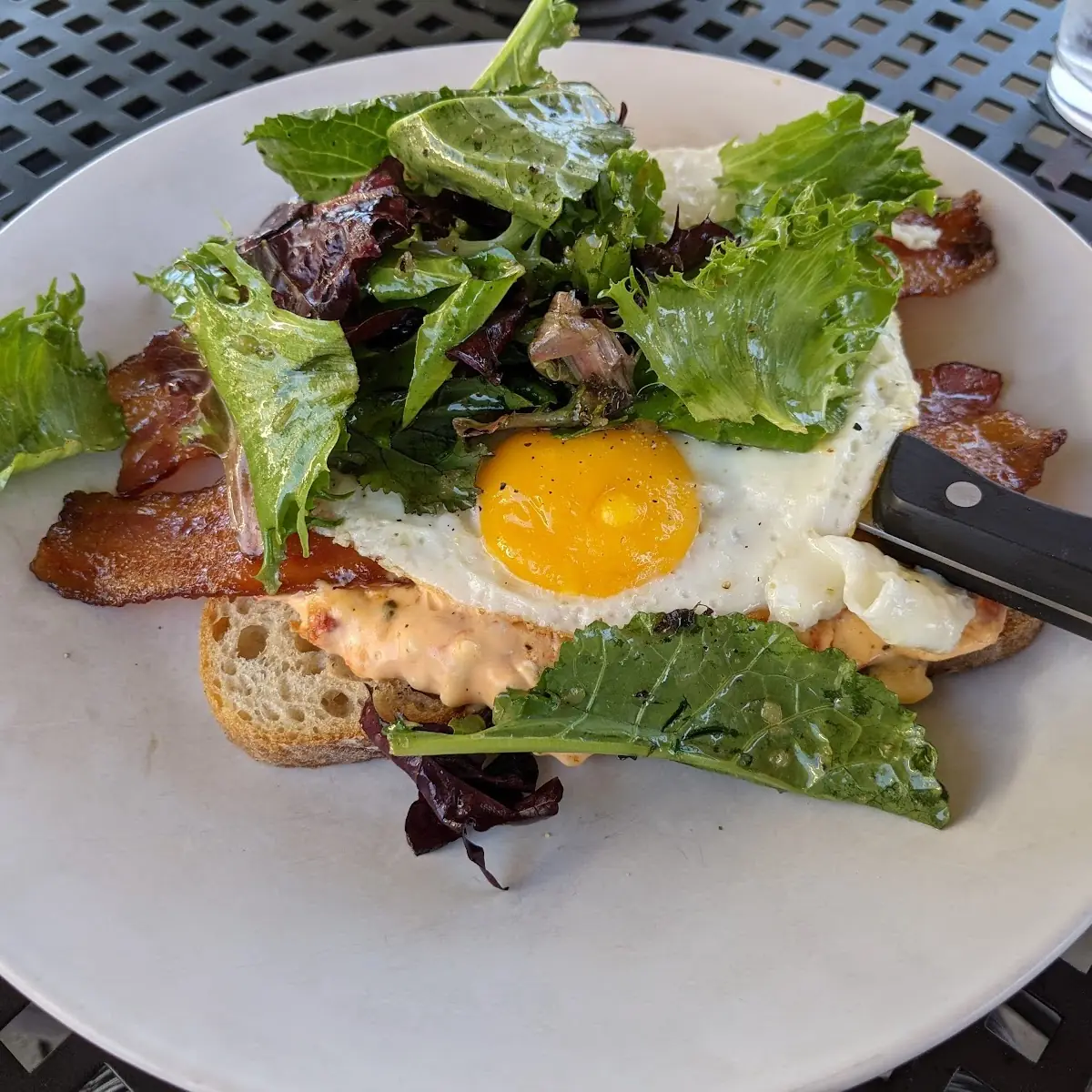 Bacon & Egg Avo Toast