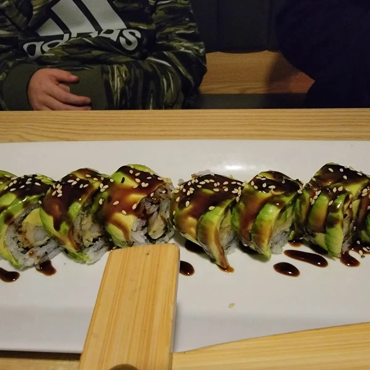 Green Dragon Roll, Taku Sushi & Ramen