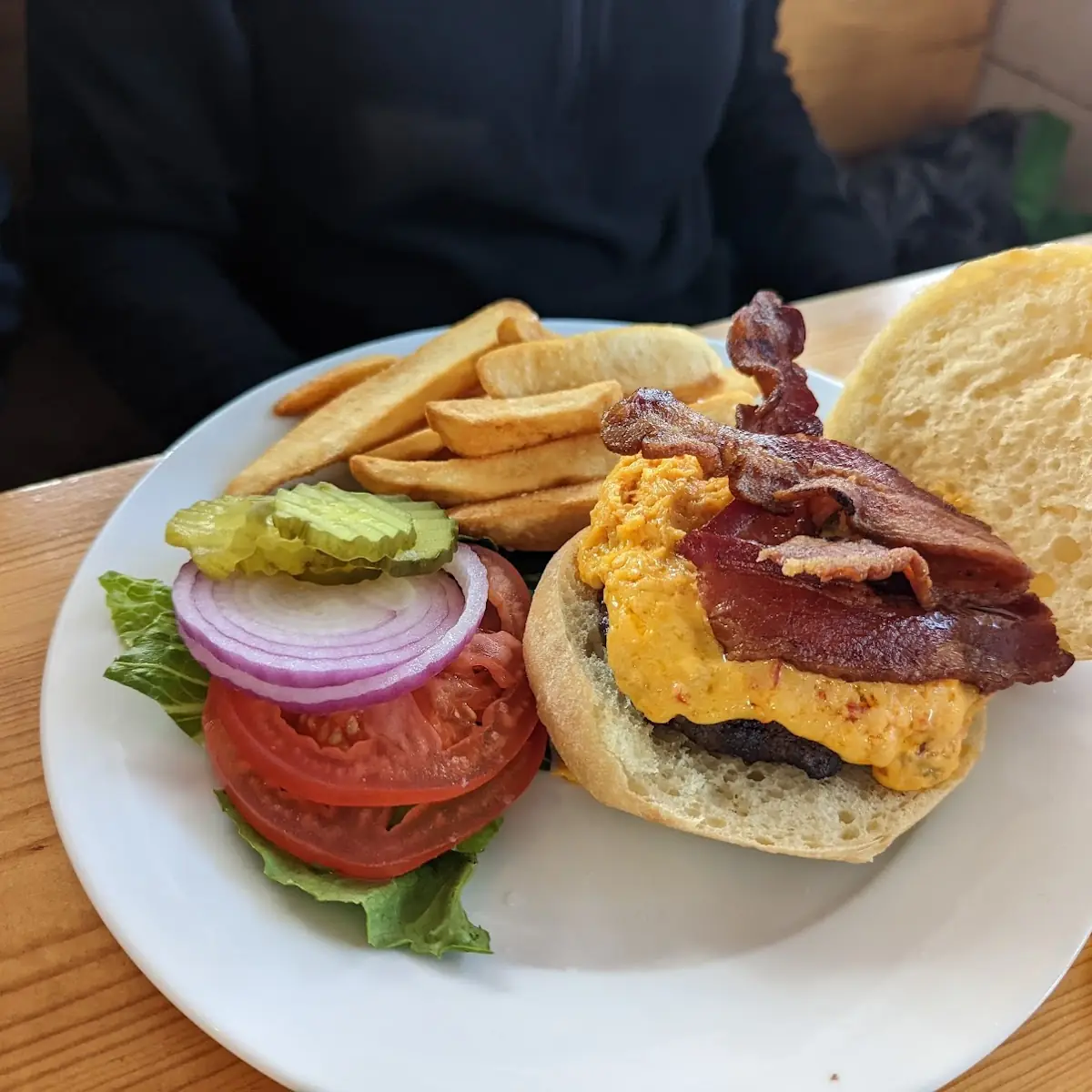 Burger and Fries