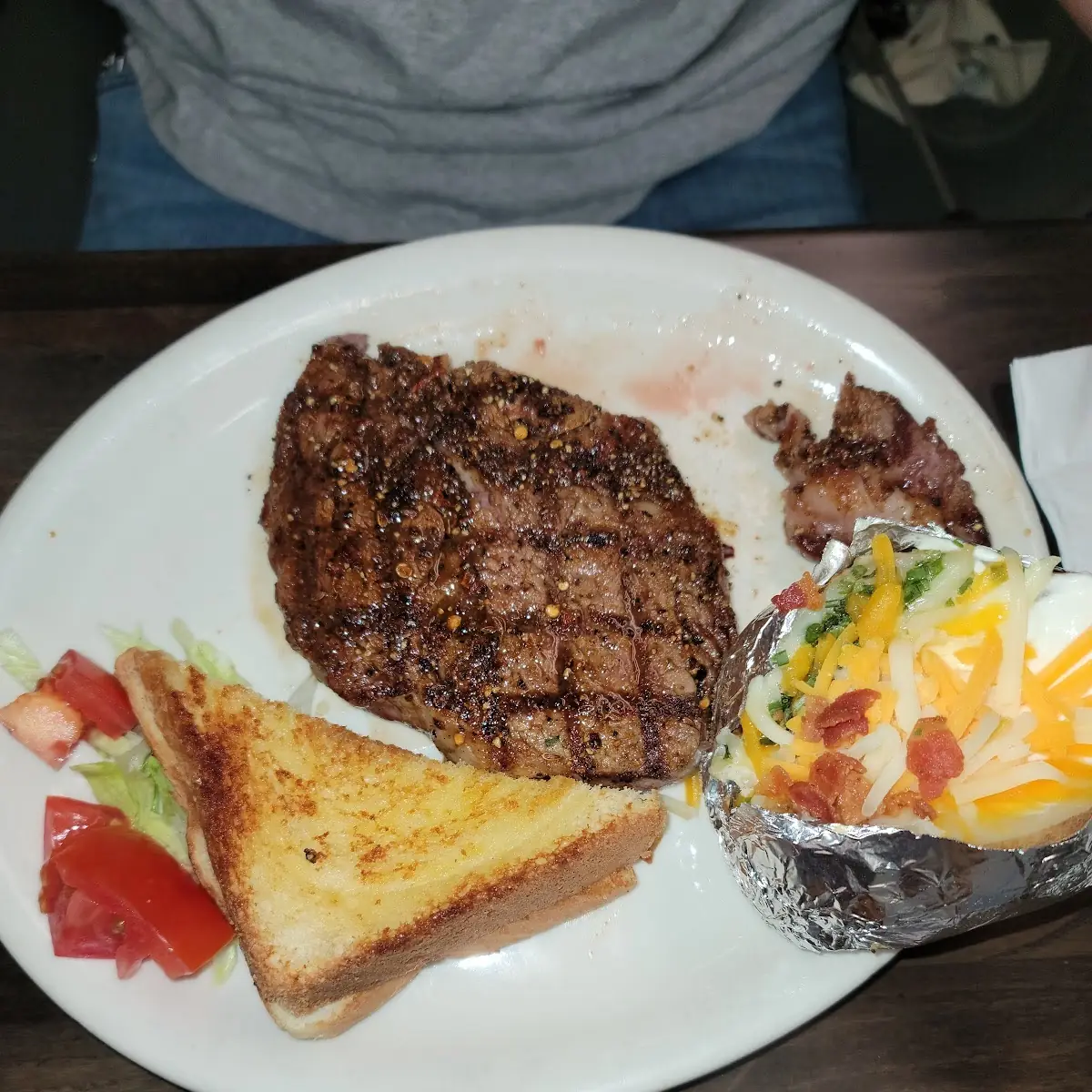 Rib Eye with Baked Potato
