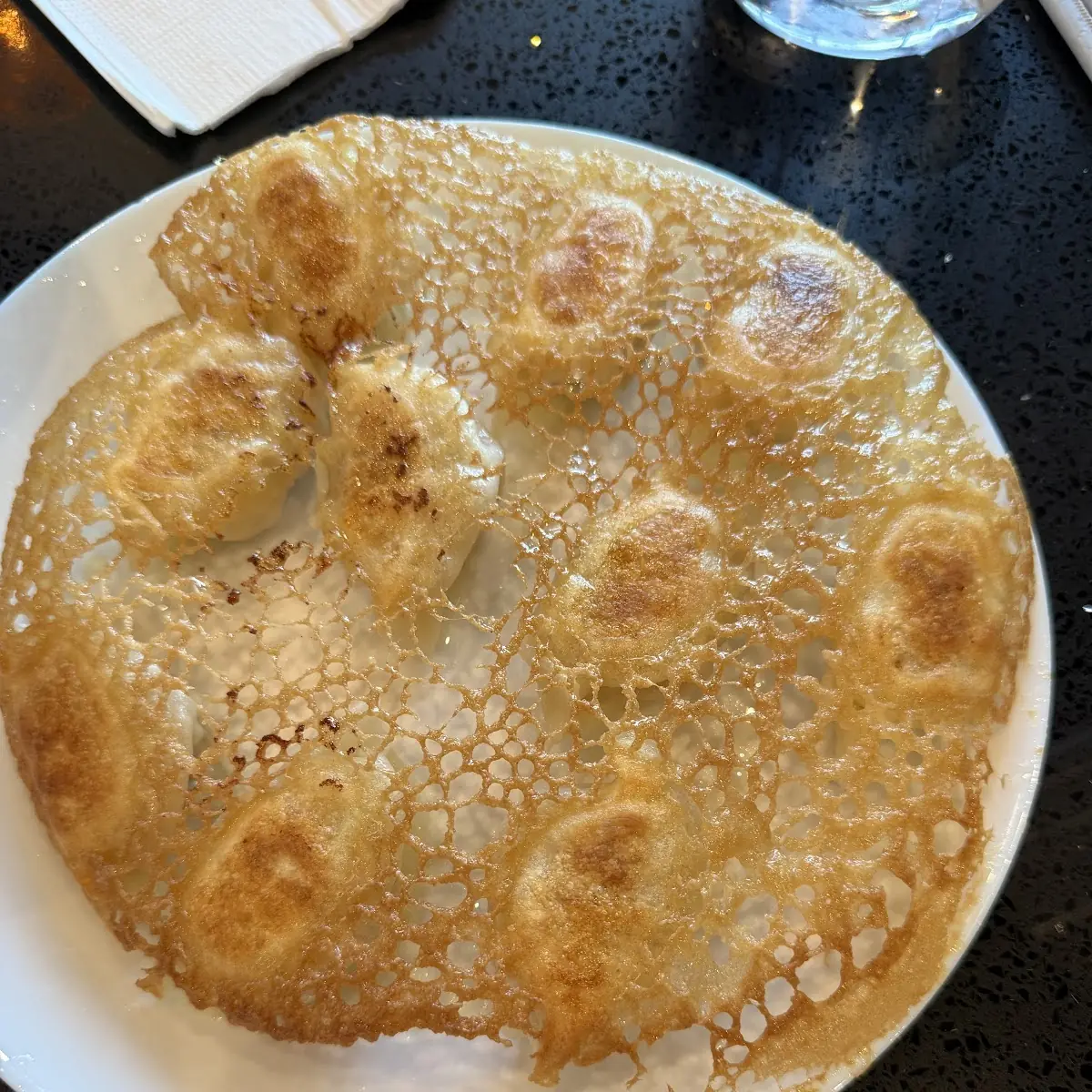 Pan Fried Shrimp & Pork Dumplings