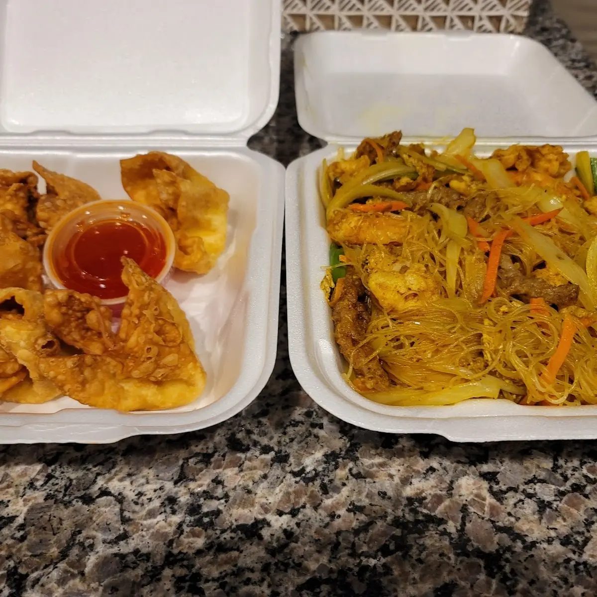 Singapore Curry Mein Fun
