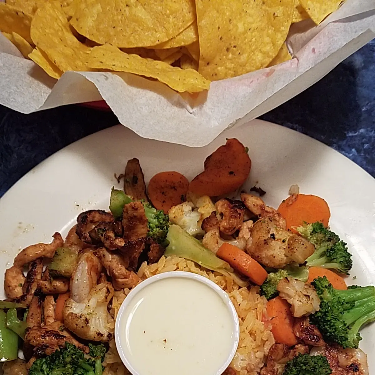 Grilled Vegetables with Shrimp