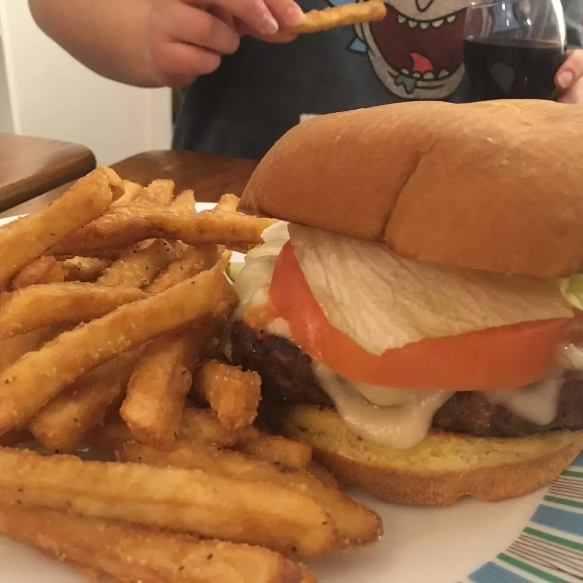 Burger and Fries