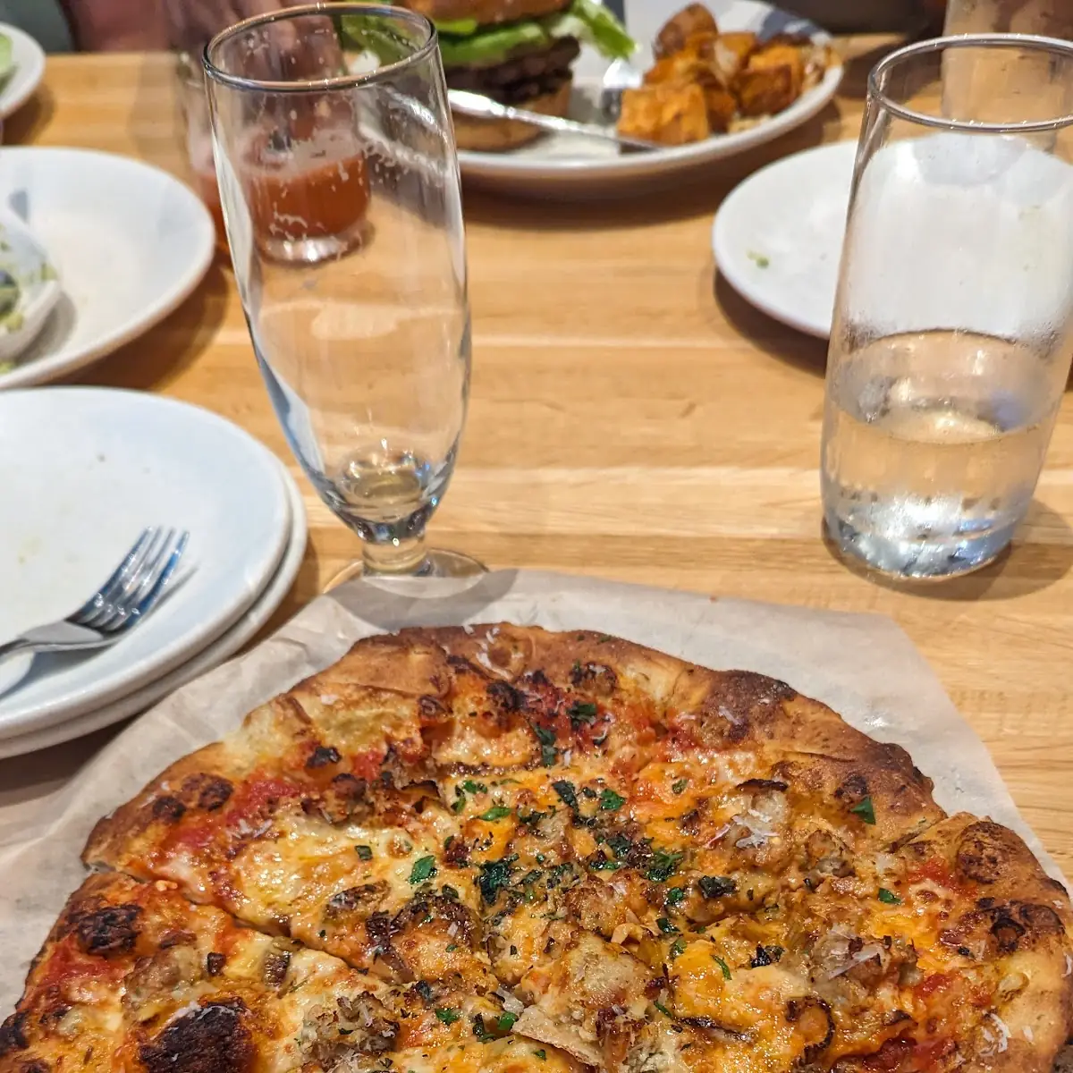 Chicken Sausage Pizza