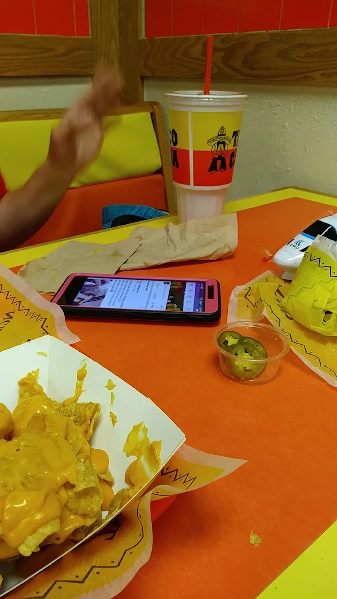 Burrito and Cheese Nachos