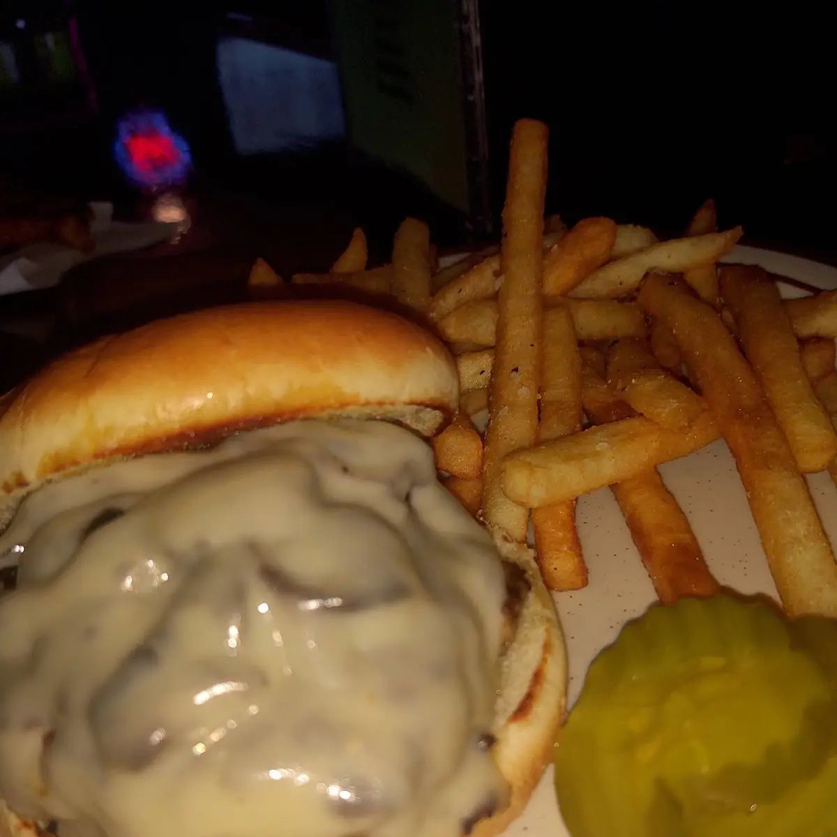 Mushroom Swiss Burger