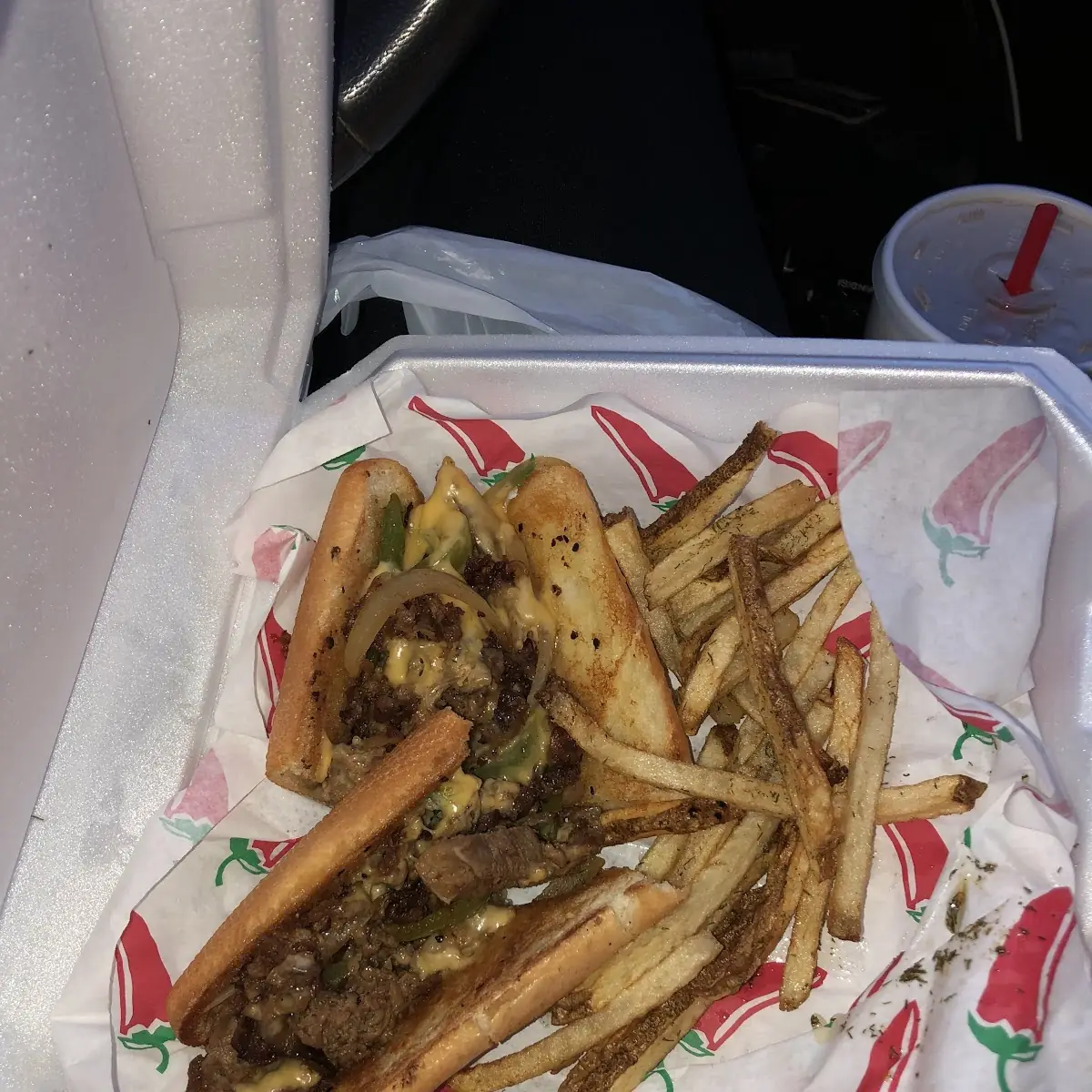 Green Chili Cheese Fries