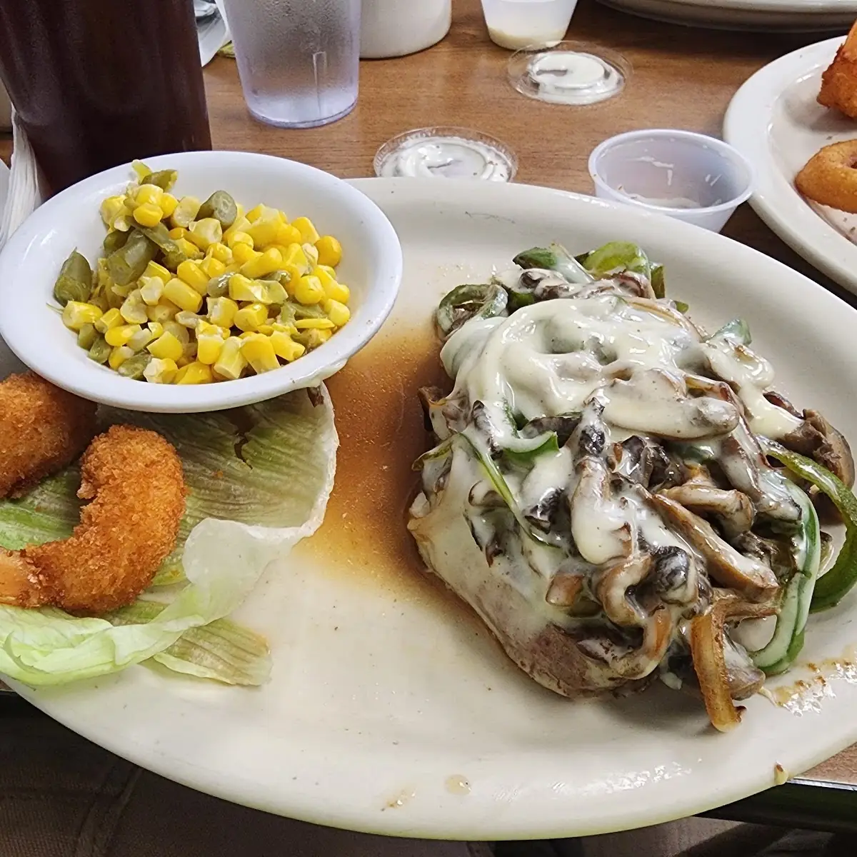 Smothered Ribeye Steak