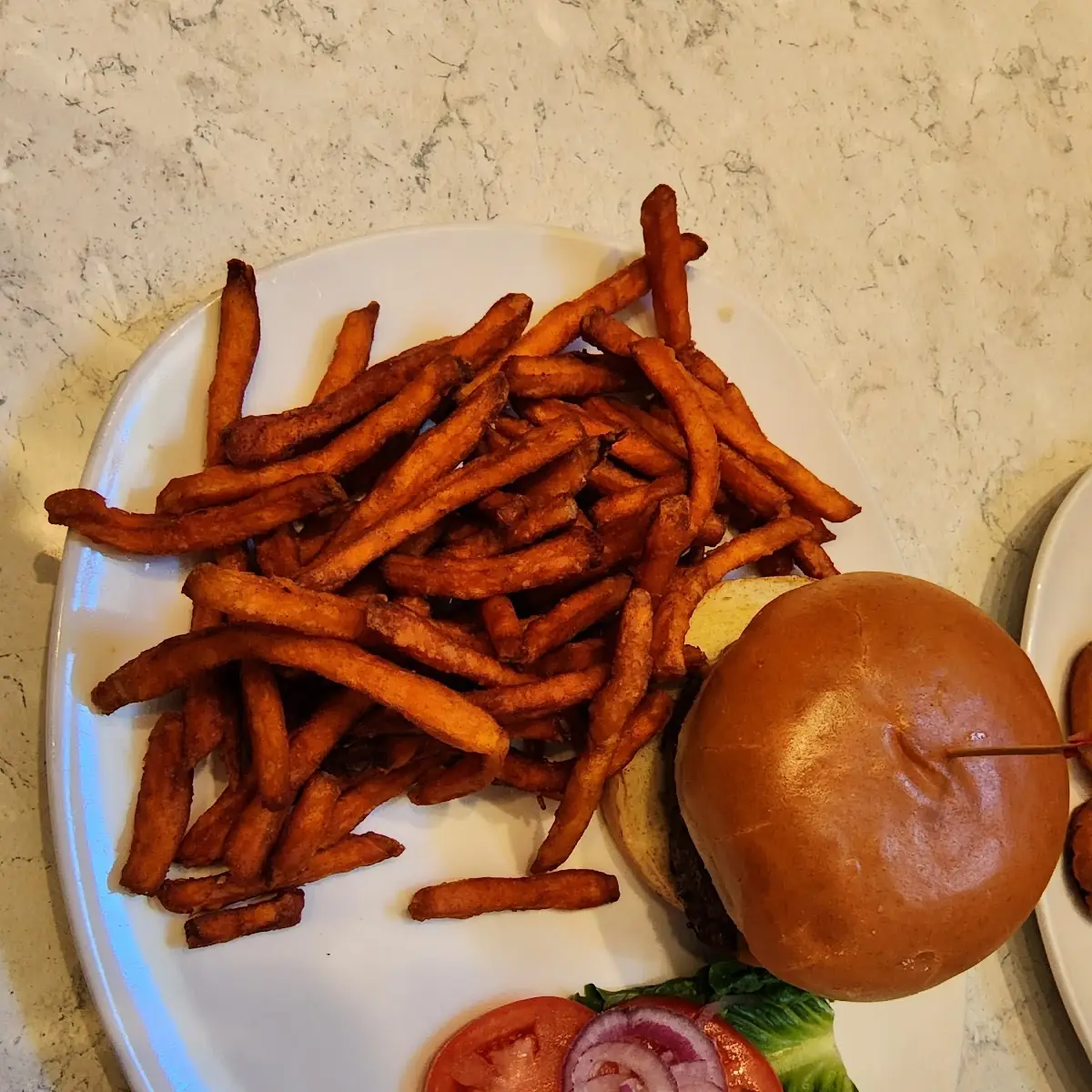 Burger and Fries