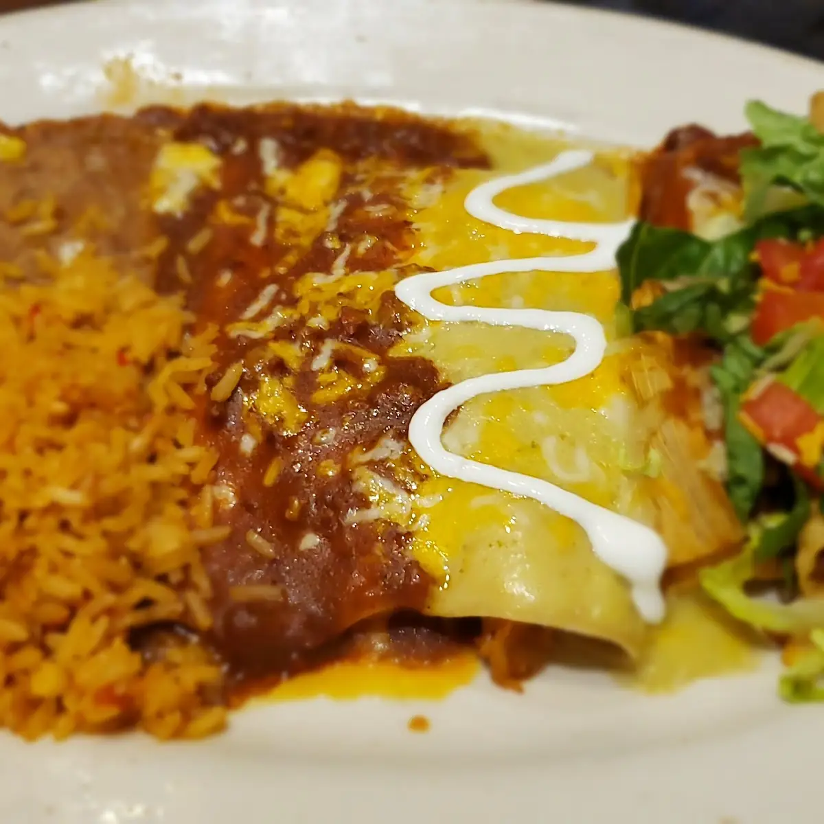 Chile Relleno & Enchilada