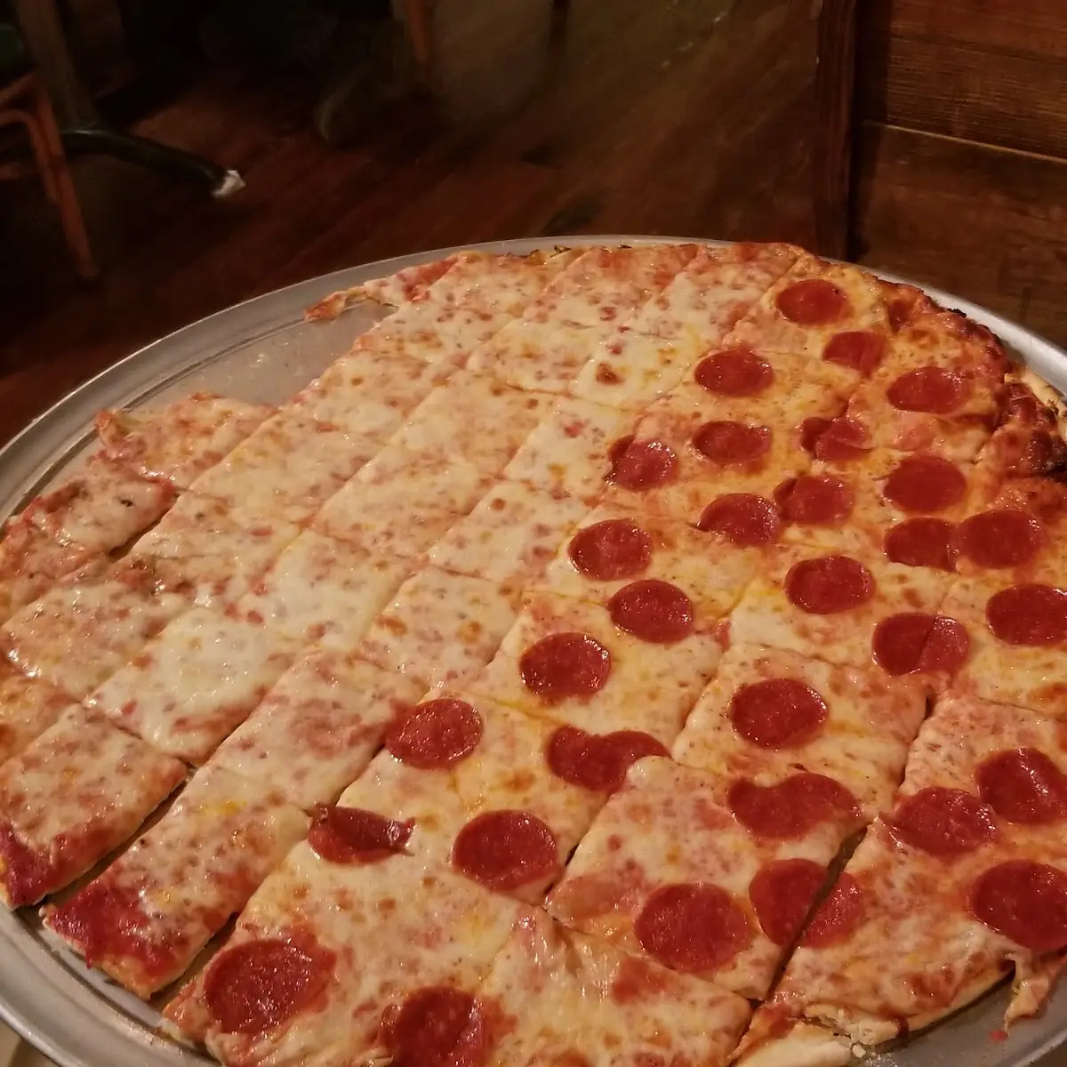 20 Half Cheese Half Pepperoni