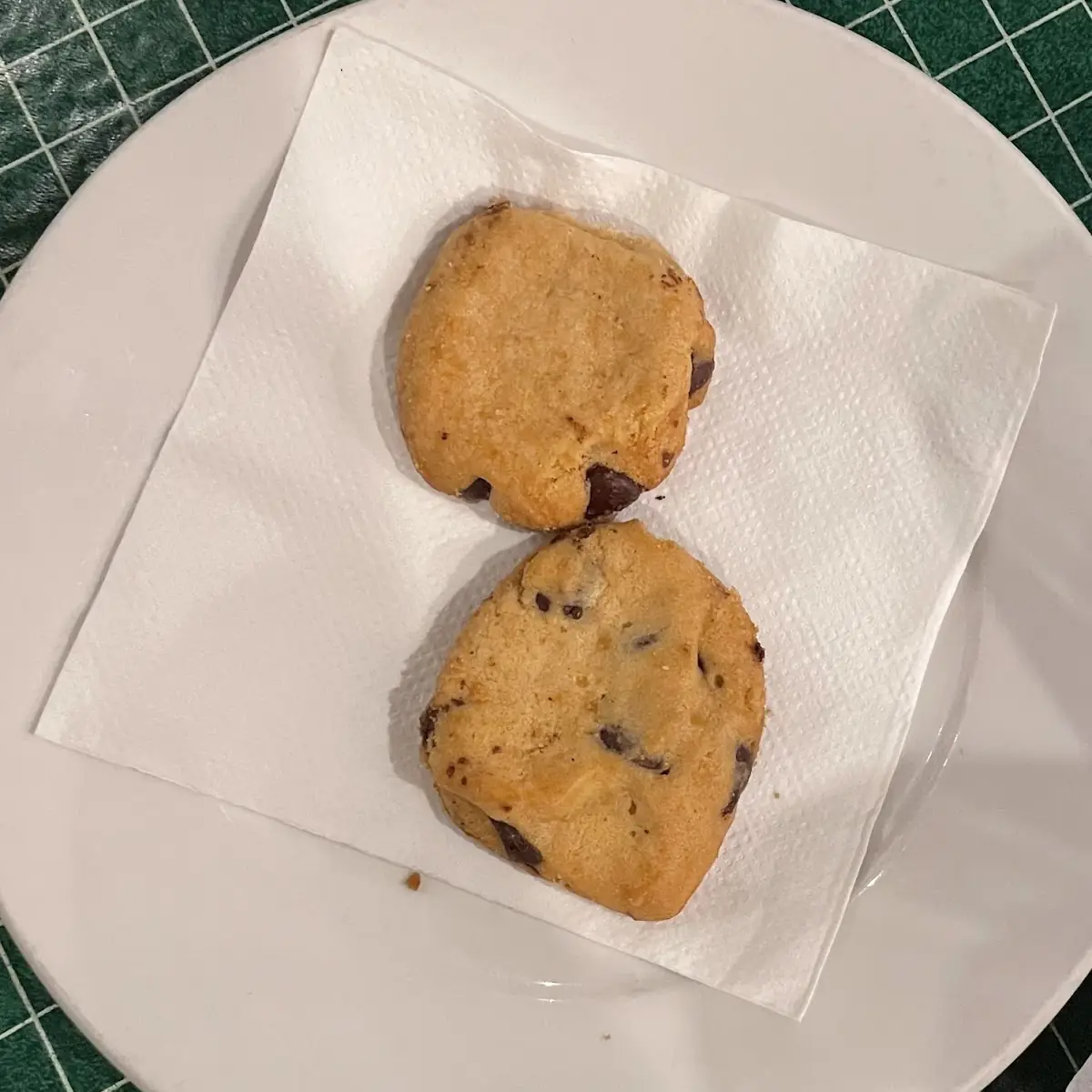 Choc Chip Cookies for Dessert