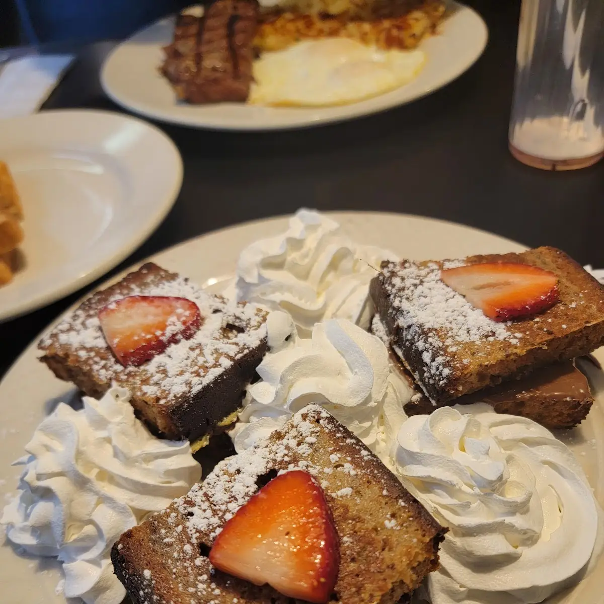 Chocolate Hazelnut Banana Bread French Toast