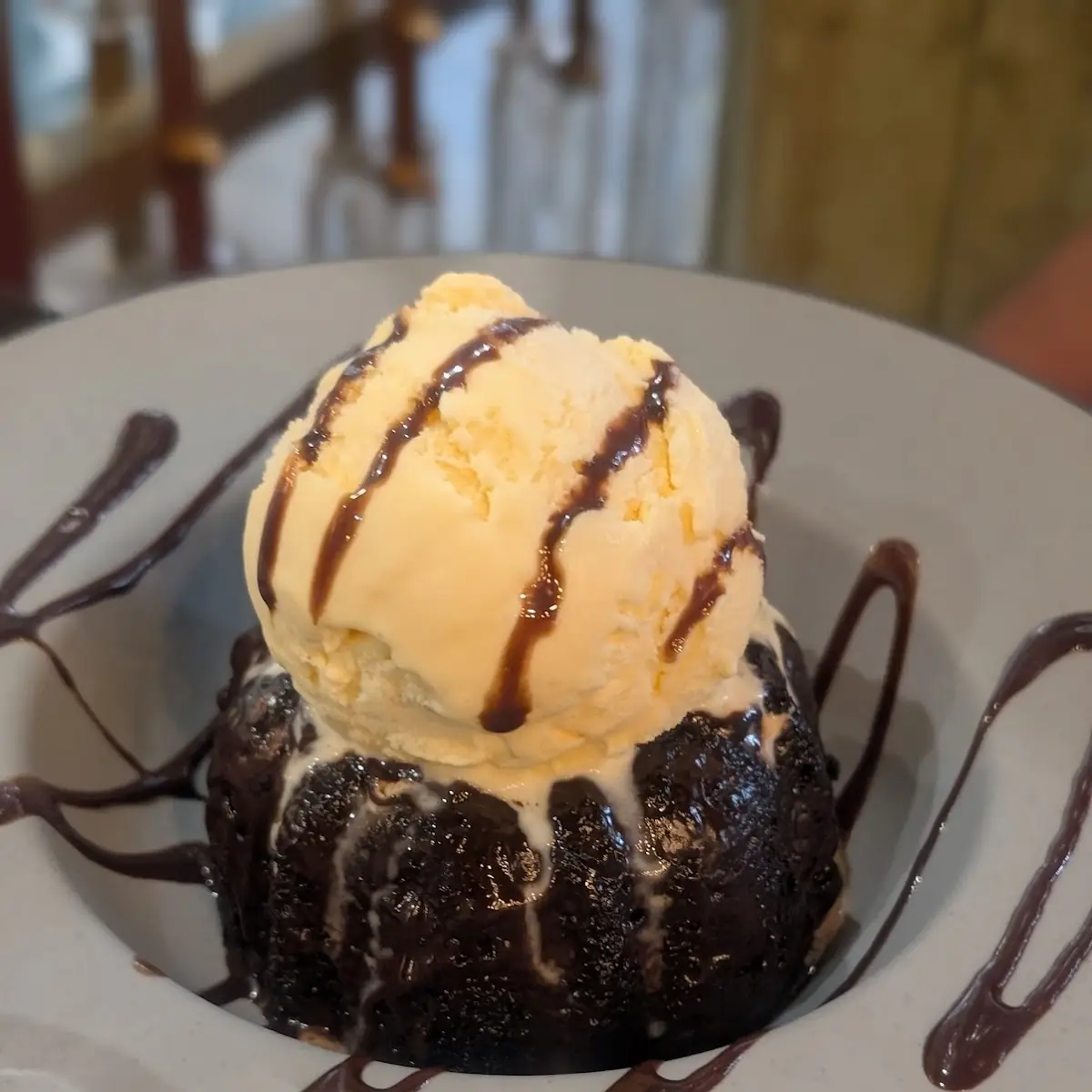 Chocolate Lava Cake Ice Cream Dessert