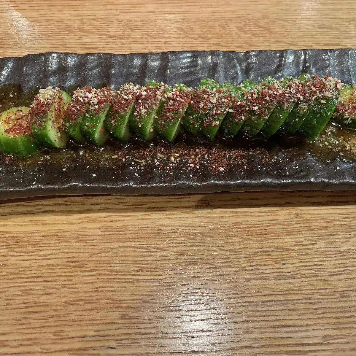 Marinated Cucumber with Sesame Seeds