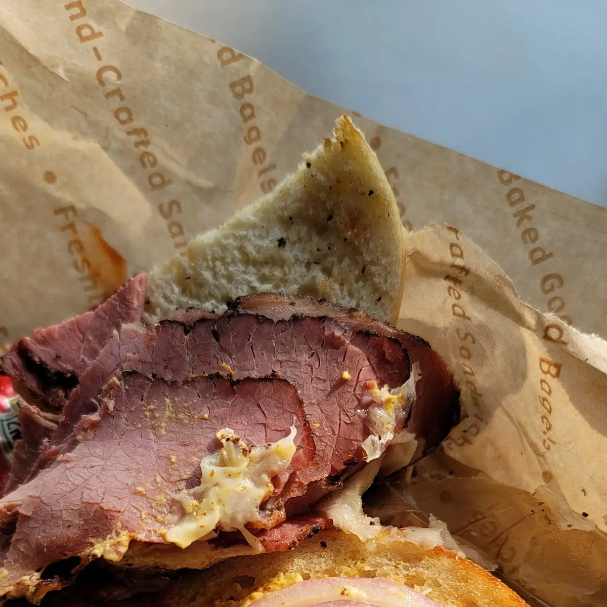 Dry Pastrami with Barely Any Cheese