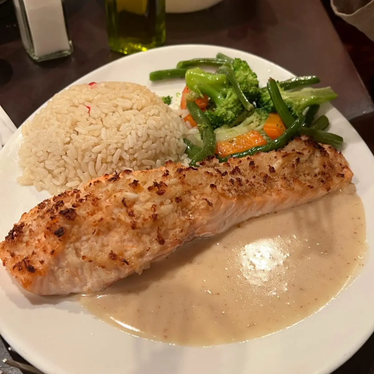 Crab Crusted Salmon