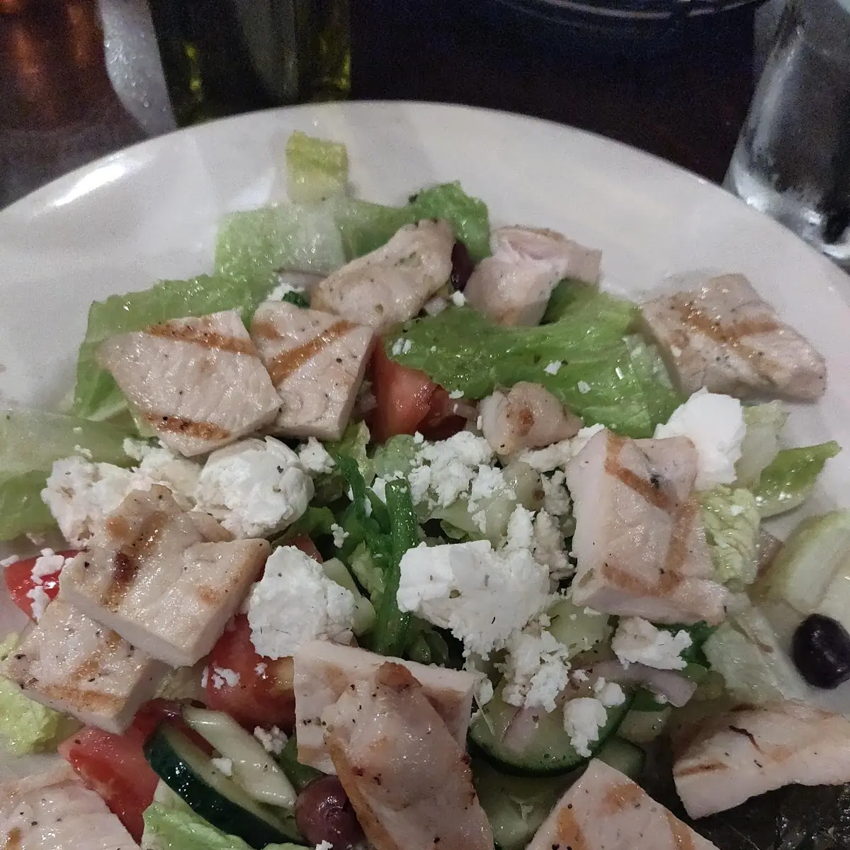 Greek Salad with Chicken