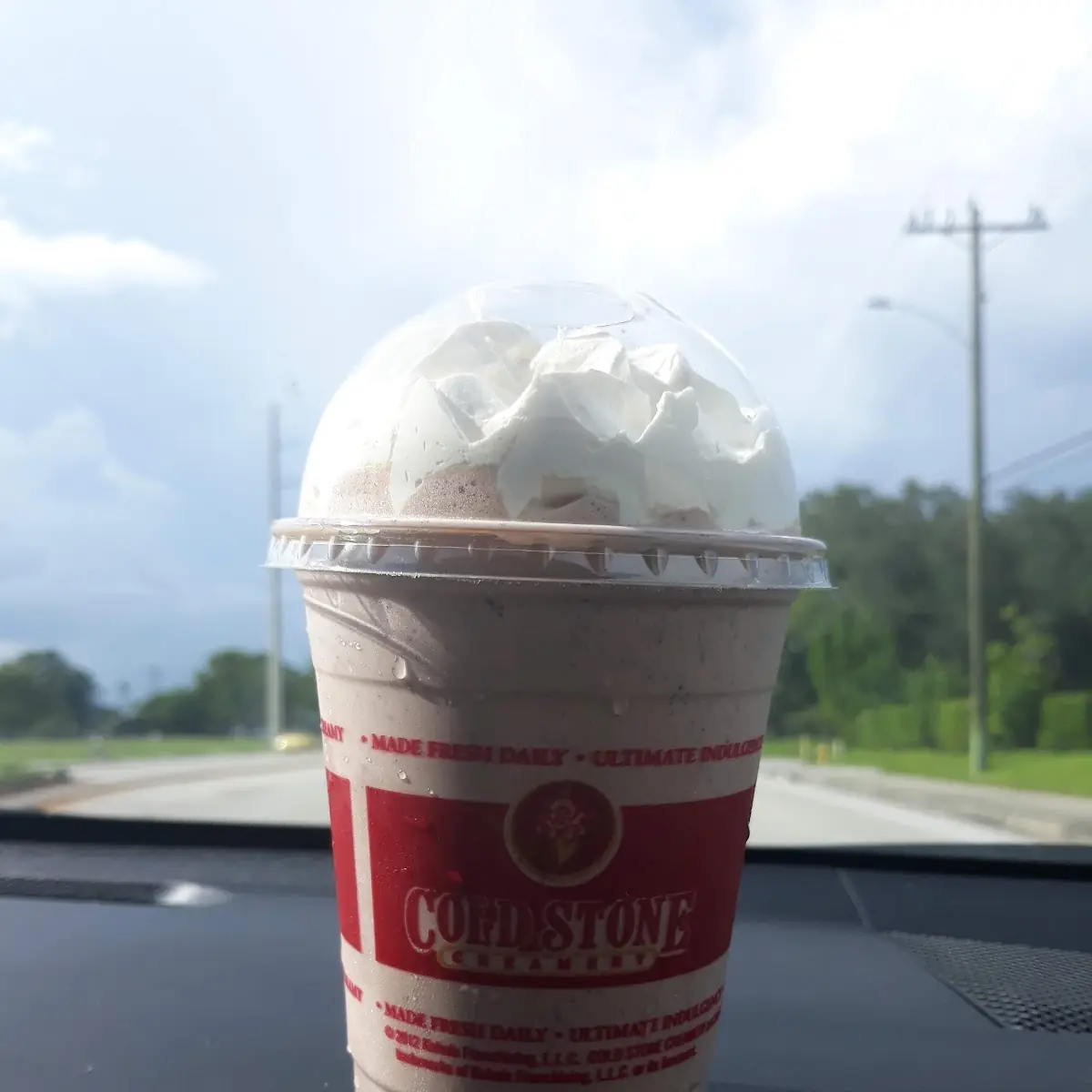 Chocolate Shake w Brownie Mixed In