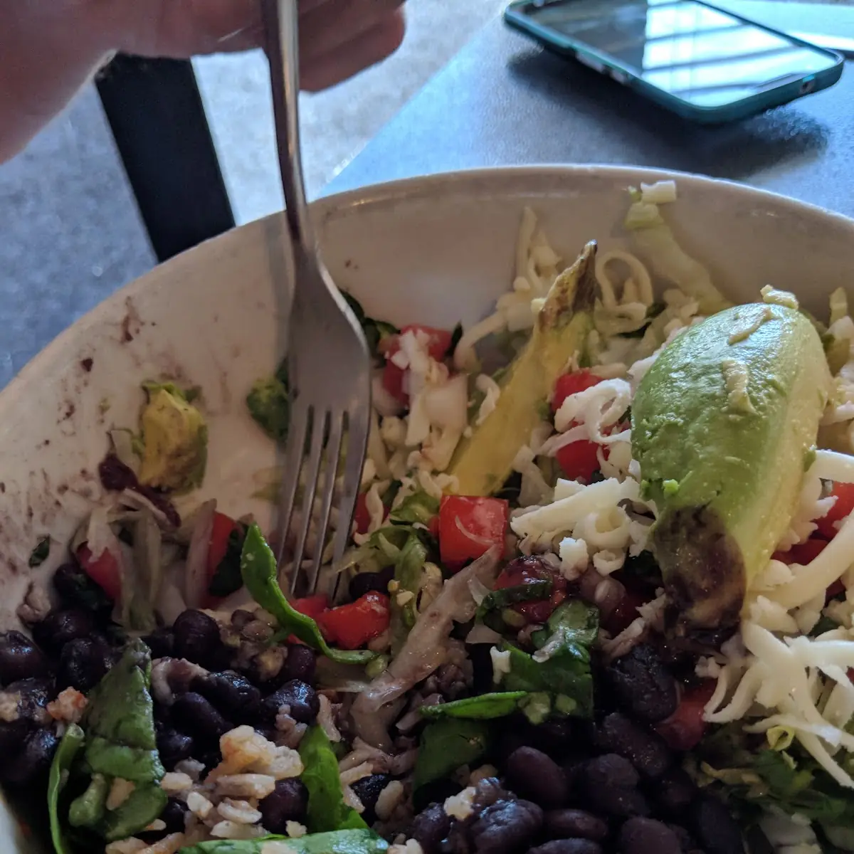 Rice & Refried Black Beans