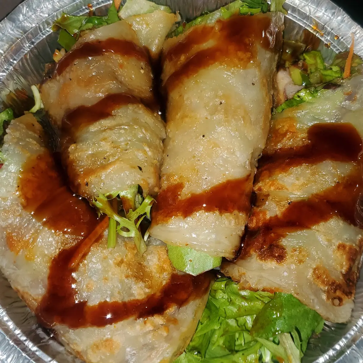 Duck Roll in Scallion Pancake