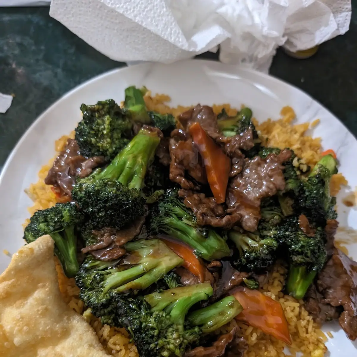 Broccoli Beef Fried Rice