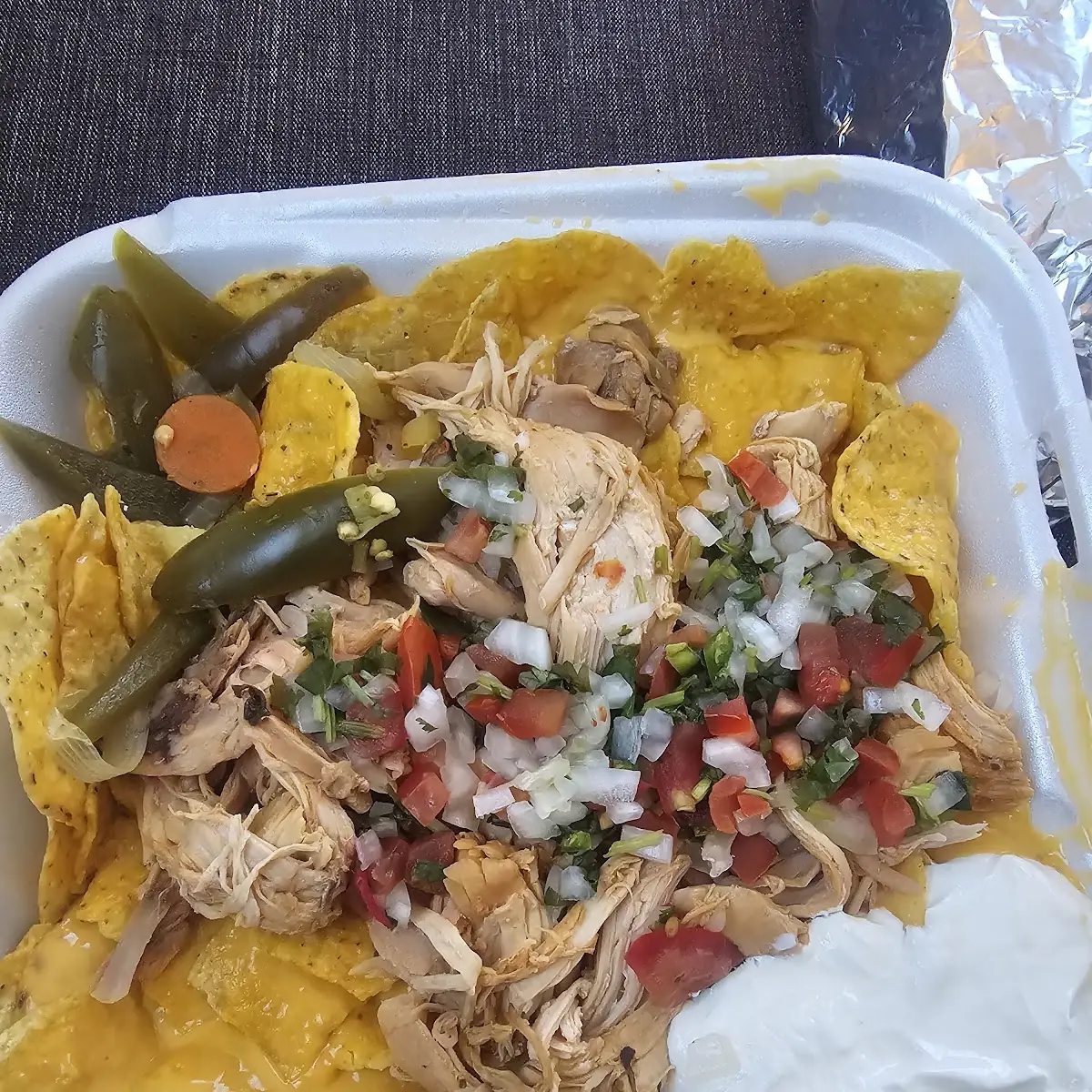 Chiken Nachos Supreme