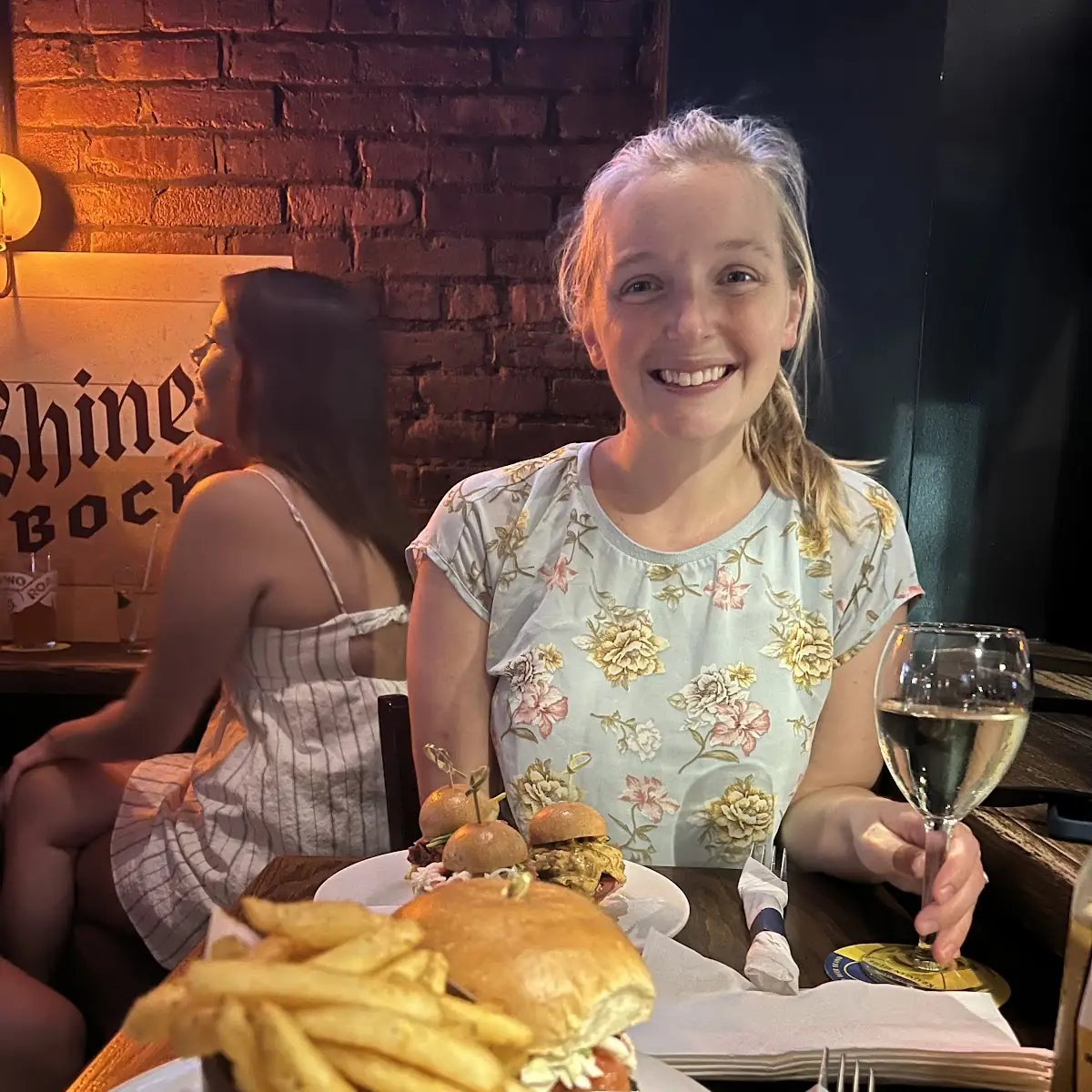 Hook Burger and Fries