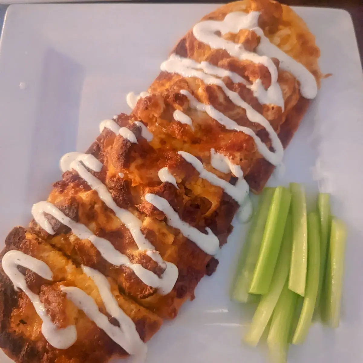 Buffalo Chicken Flatbread