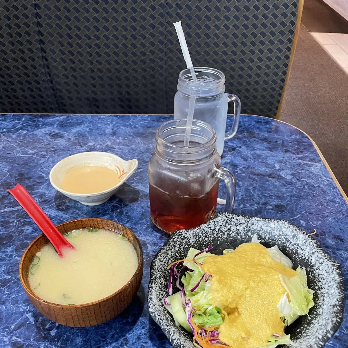 Miso Soup and Salad