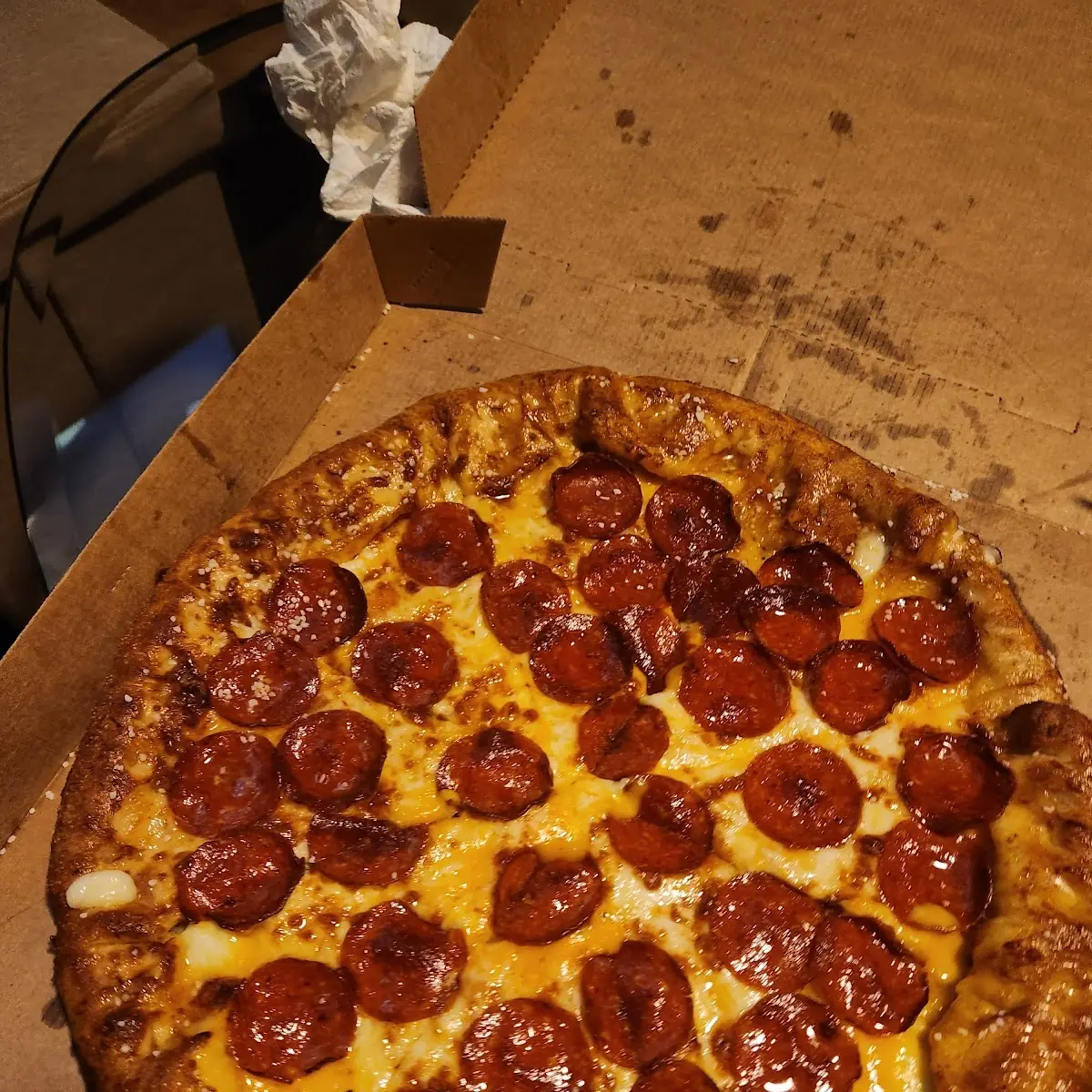 Pretzel Crust Pepperoni Pizza
