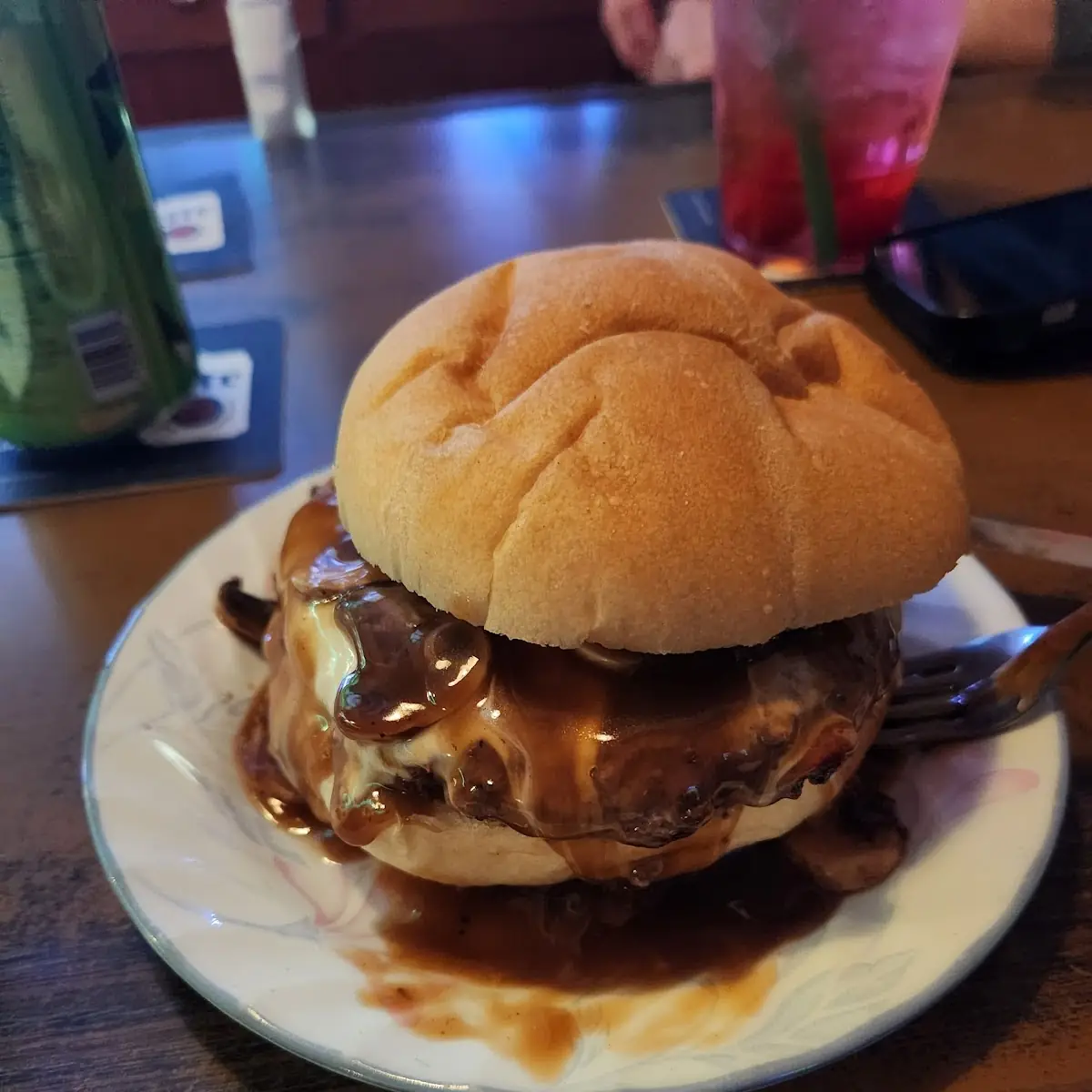 Mushroom Swiss Burger