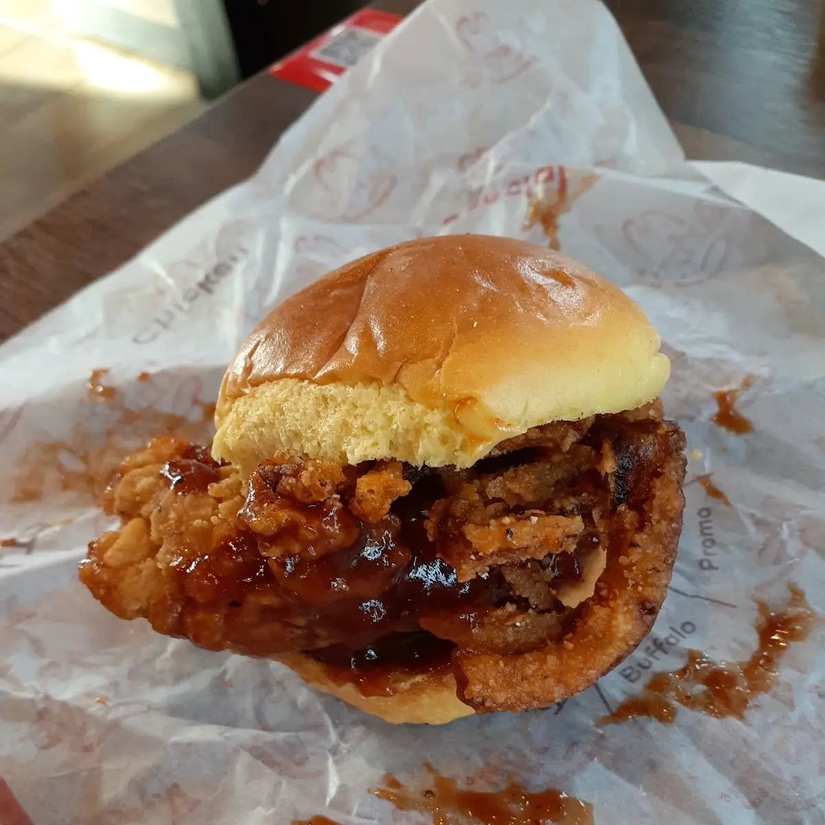 Bourbon BBQ Chicken Slider