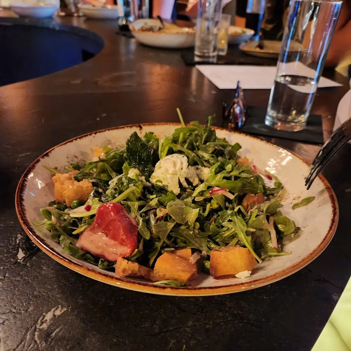 Kale Salad with Goat Cheese