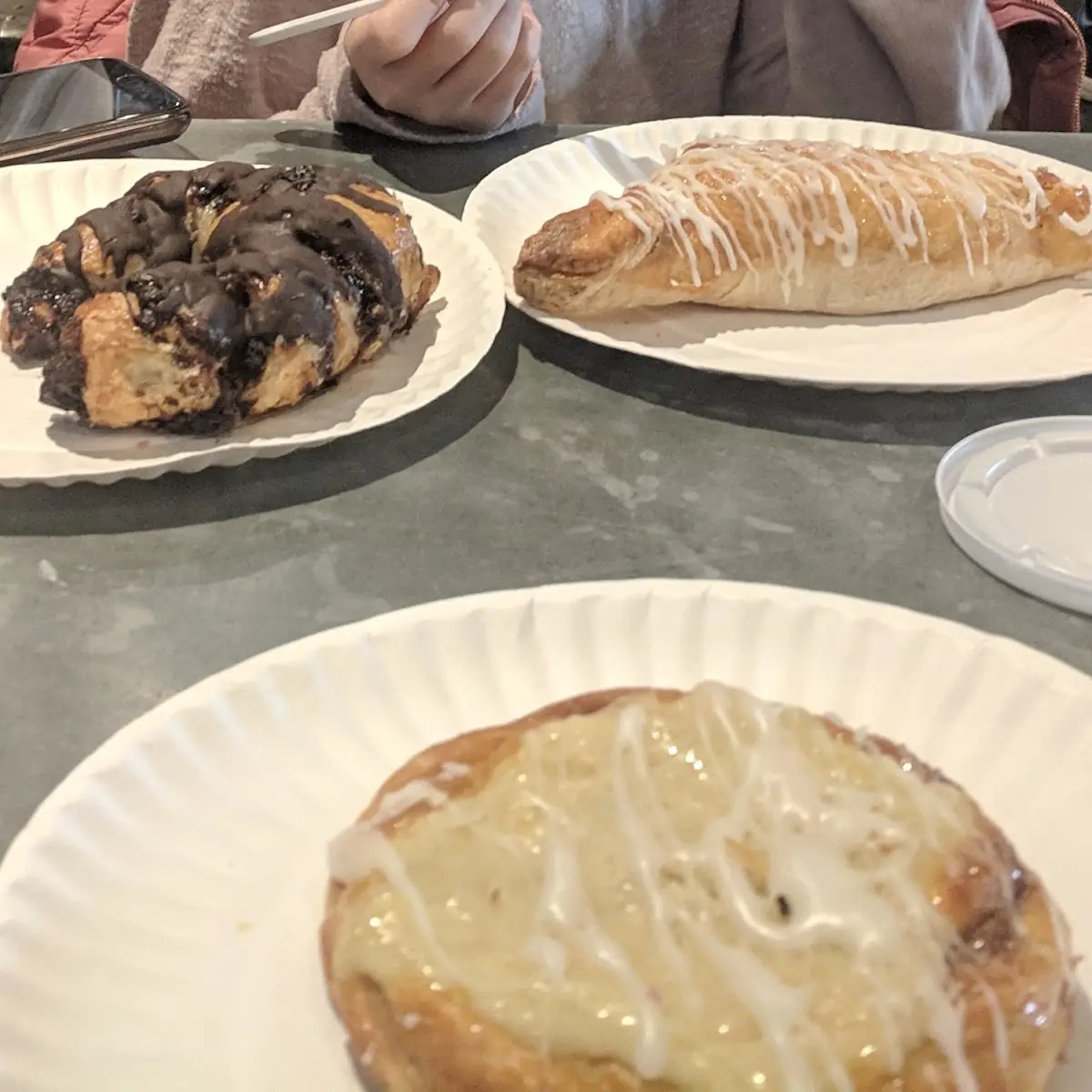 Chocolate Croissant Apple Turnover & Cheese Danish