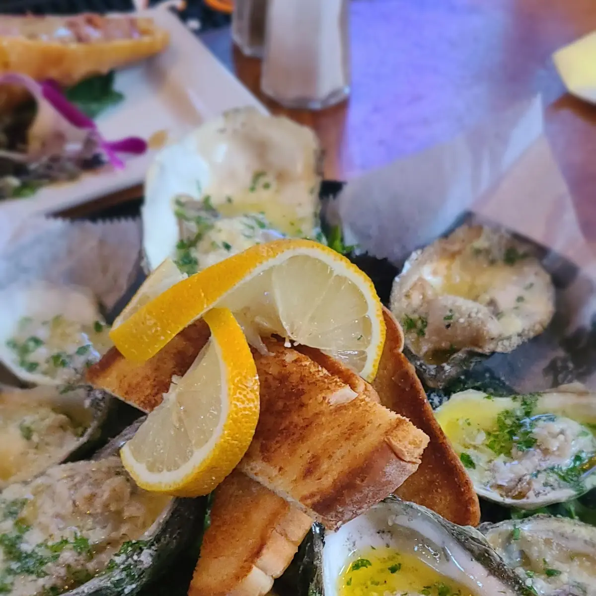 New Orleans Style Char Grilled Oysters
