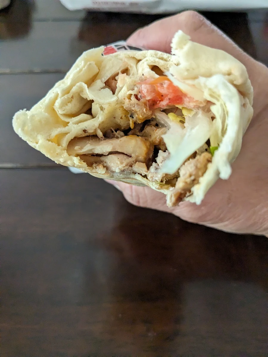 Chicken Shawarma Wrap, Osmow's Shawarma