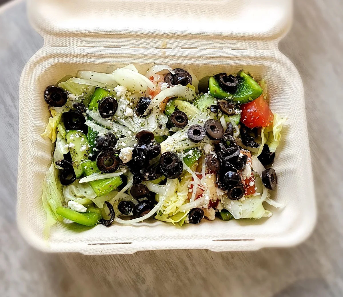 Greek Salad, Osmow's Shawarma