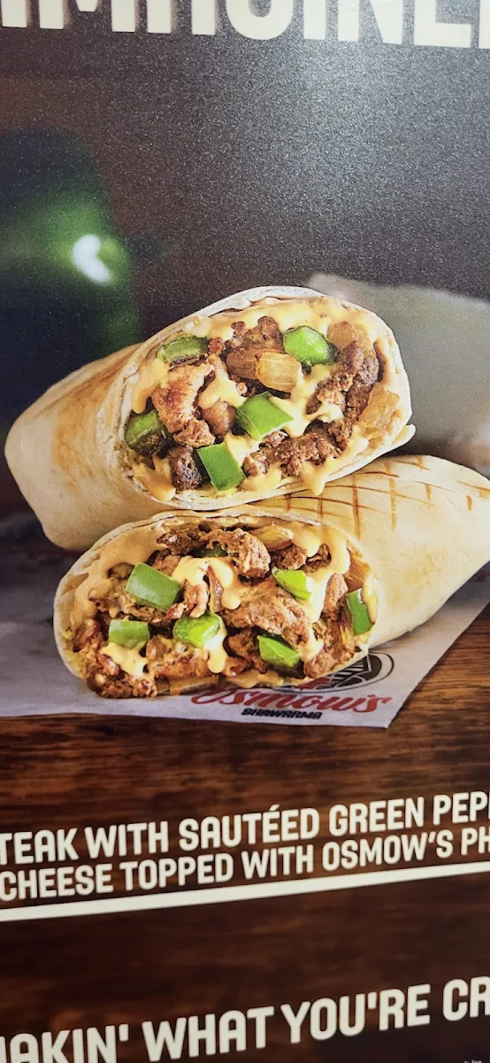 Philly Cheesesteak Wrap, Osmow's Shawarma